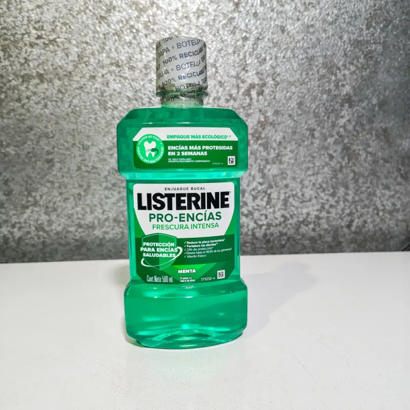 Enjuague bucal Listerine Pro-Encías menta - 500ml