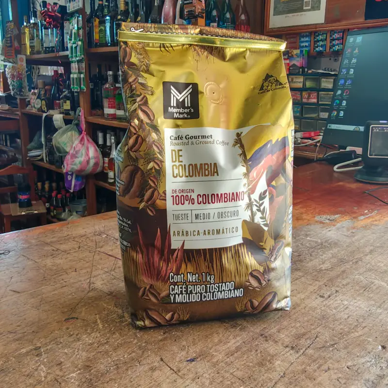Cafe Tostado Molido Colombiano Members Mark 1 Kg