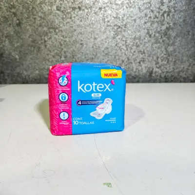 Toallas Femeninas -  Kotex con alas ultradelgada - 10pzas