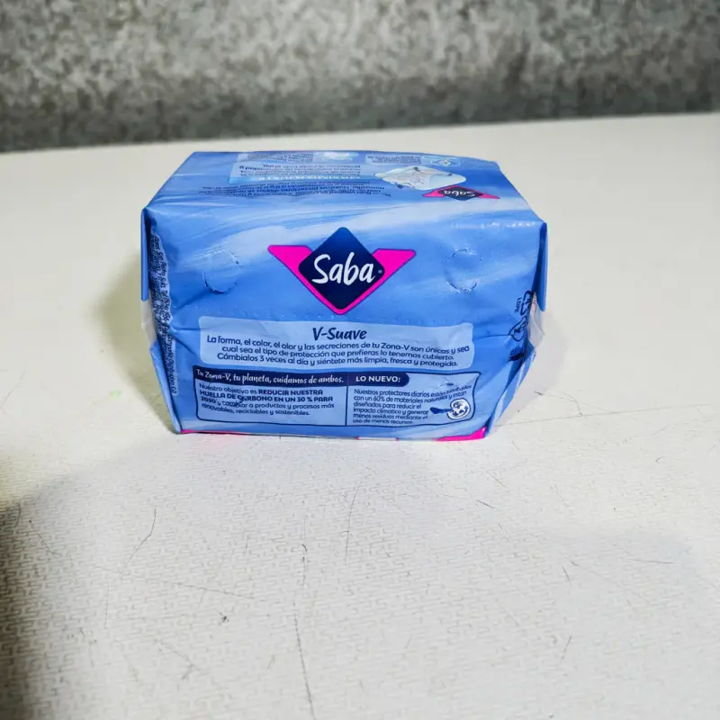 Protectores diarios Saba delicate largo - 16pzas