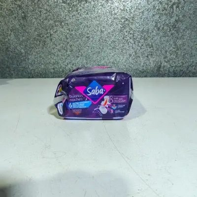 Toallas Femeninas Saba Buenas Noches Nocturna con Alas - 6pzas.