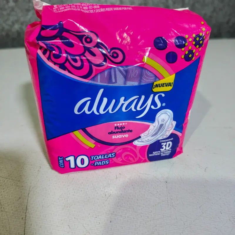 Toalla Femenina Always Flujo Abundante Suave - 10pzas