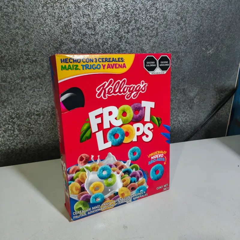 Cereal Froot Loops Kellogg's Sabores a Frutas - 380g