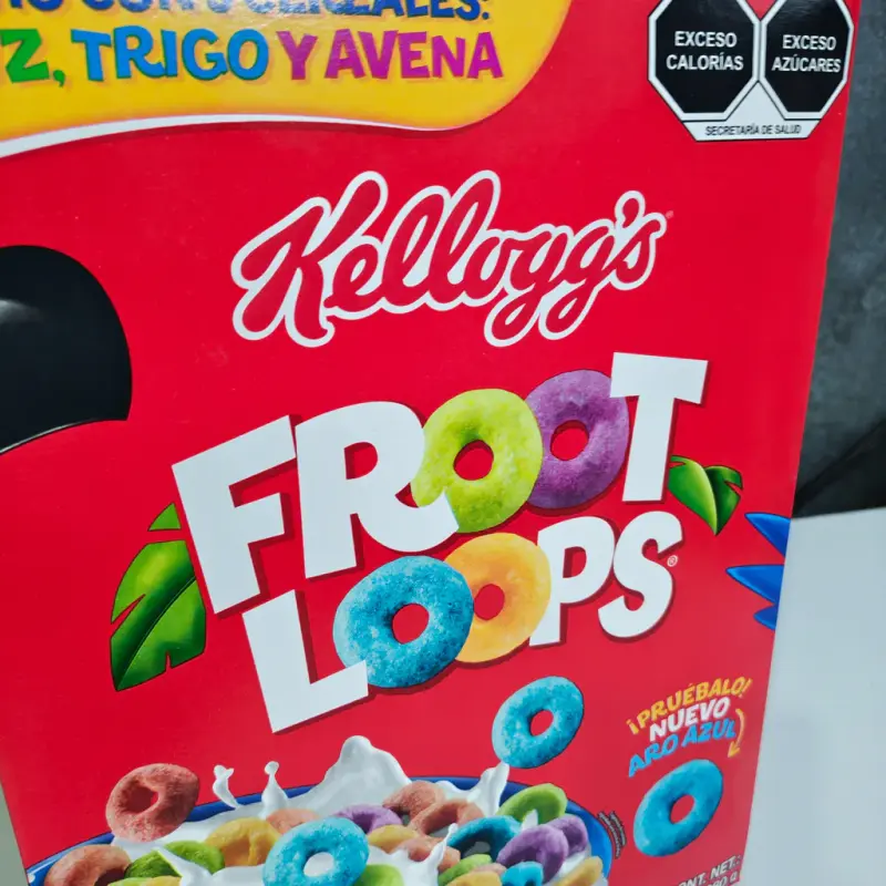 Cereal Froot Loops Kellogg's Sabores a Frutas - 380g
