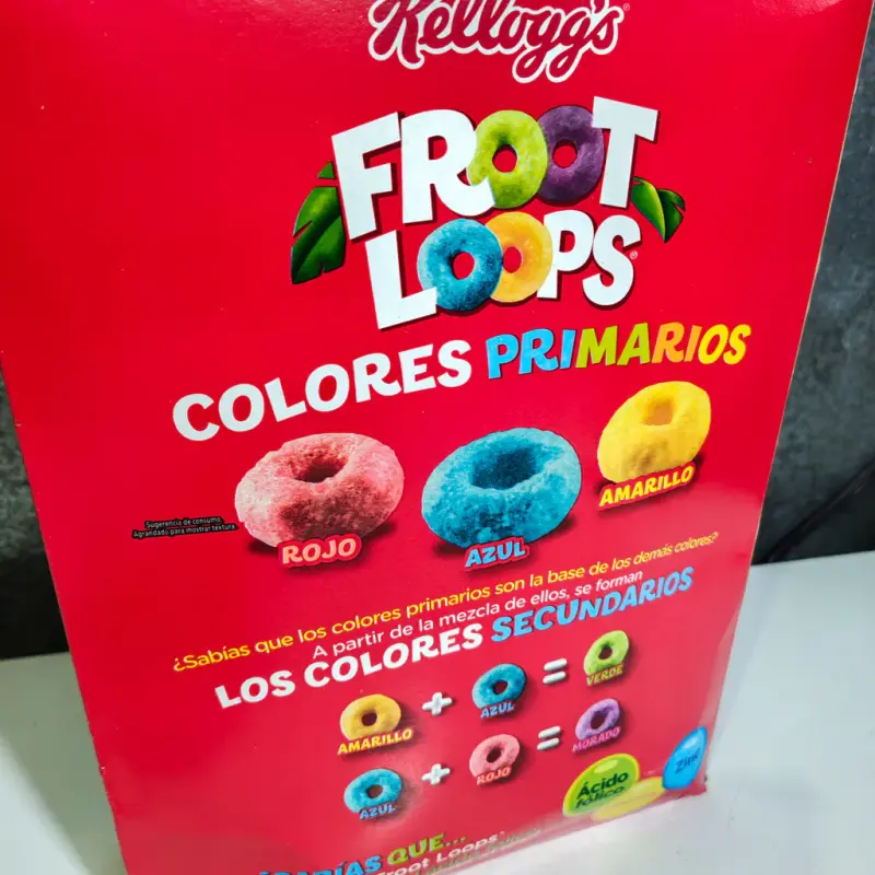 Cereal Froot Loops Kellogg's Sabores a Frutas - 380g