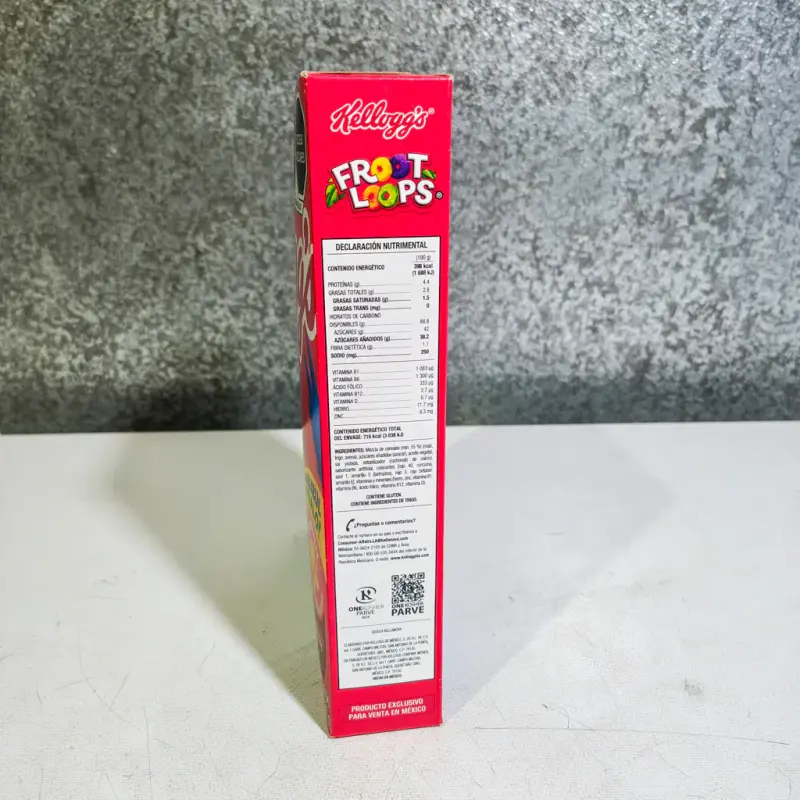 Cereal Froot Loops Kellogg's Sabores a Frutas - 180g
