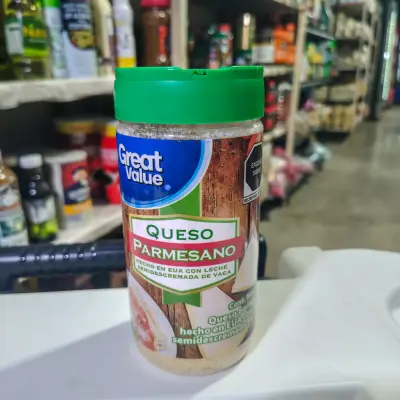 Queso parmesano Great Value - 226g