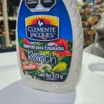Aderezo Clemente Jacques Estilo Ranch - 473g