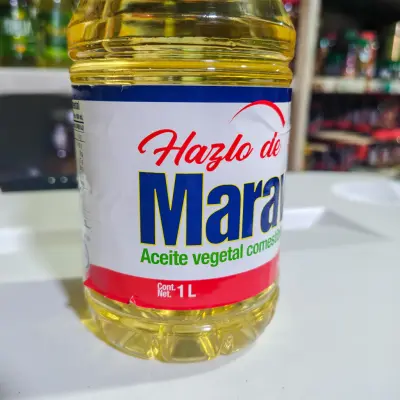 Aceite Vegetal Comestible Maravilla 100% Canola - 1Litro