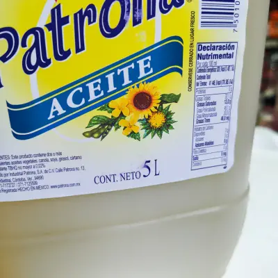 Aceite vegetal Patrona Garrafa - 5Litros