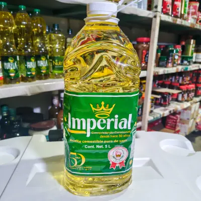 Aceite Comestible Imperial Puro de Soya - 5Litros