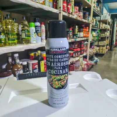 Aceite de Canola Kirkland Signature en Spray - 482g