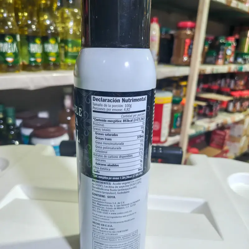 Aceite de Canola Kirkland Signature en Spray - 482g