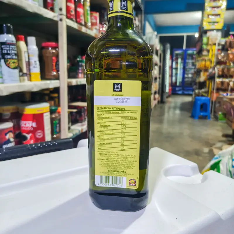 Aceite de Oliva Member's Mark Extra Virgen - 1Litros