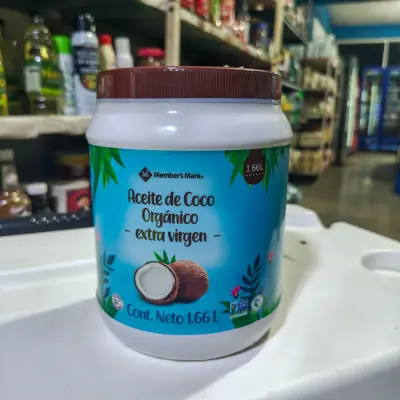 Aceite de Coco Member's Mark Orgánico Extra Virgen - 1.66Litros