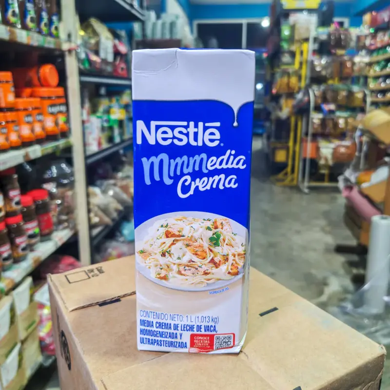 Media Crema Leche Entera Nestlé - 1Litro