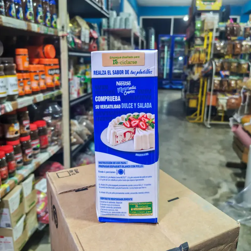 Media Crema Leche Entera Nestlé - 1Litro