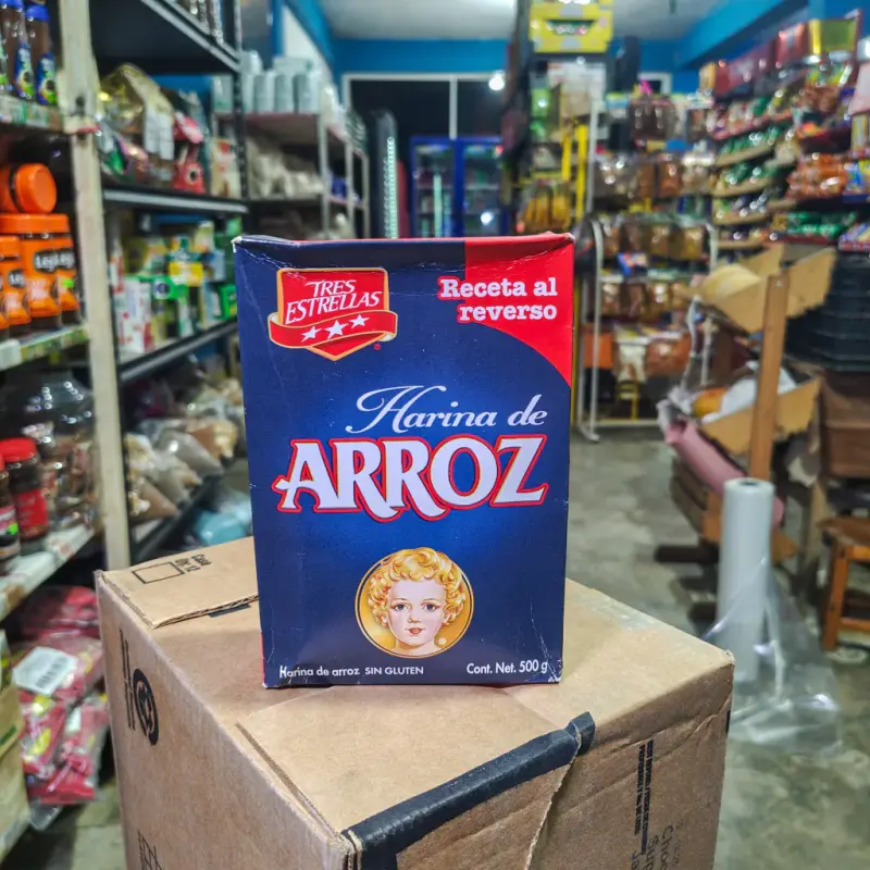 Harina de Arroz Tres Estrellas - 500g
