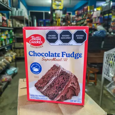 Harina para pastel Betty Crocker sabor chocolate - 375g