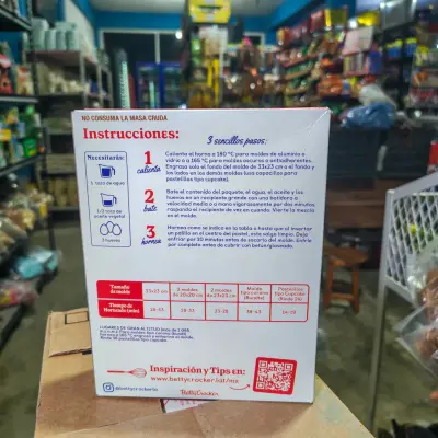 Harina para pastel Betty Crocker sabor chocolate - 375g