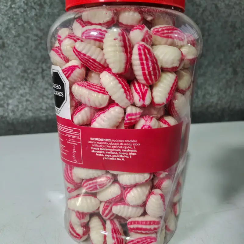 Caramelo Macizo de Menta - Bote de 3Kg