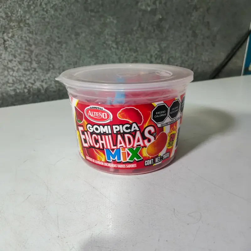 Gomitas Gomi Pica Enchiladas Mix Varios Sabores Bote 120pz