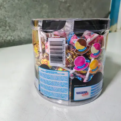 Paleta Chupa Chups Cremosa Surtido Bote con 60 Pz Exhibidor