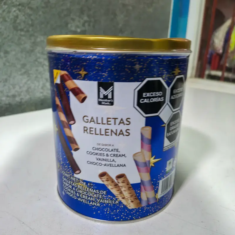 Galletas Rellenas Member's Mark Mix De Wafers Lata 1kg