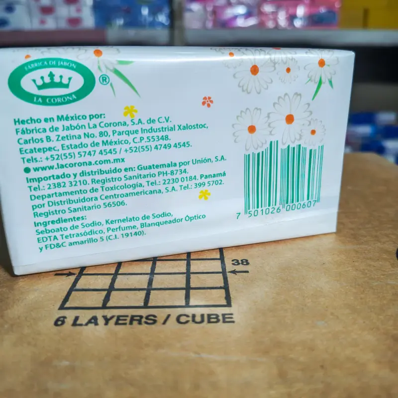 Jabón en barra Carisma - frescura perdurable - 400gr