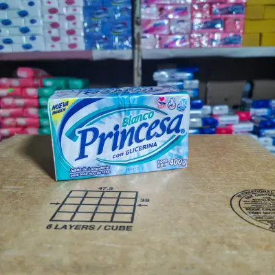 Jabón en barra Princesa Blanco 400gr