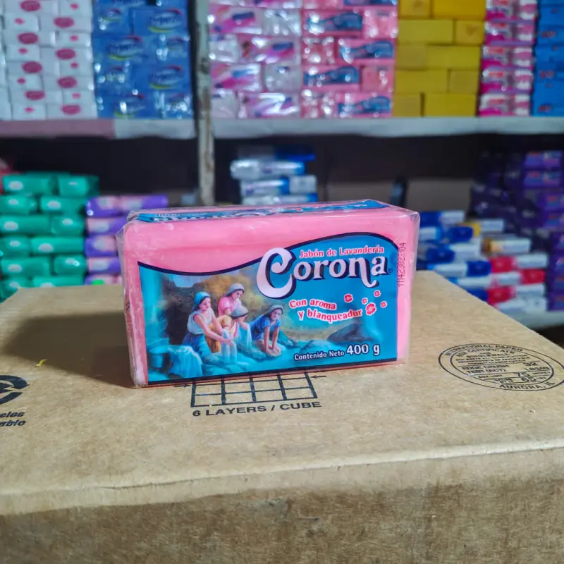 Jabón en barra Corona - Rosa - 400g