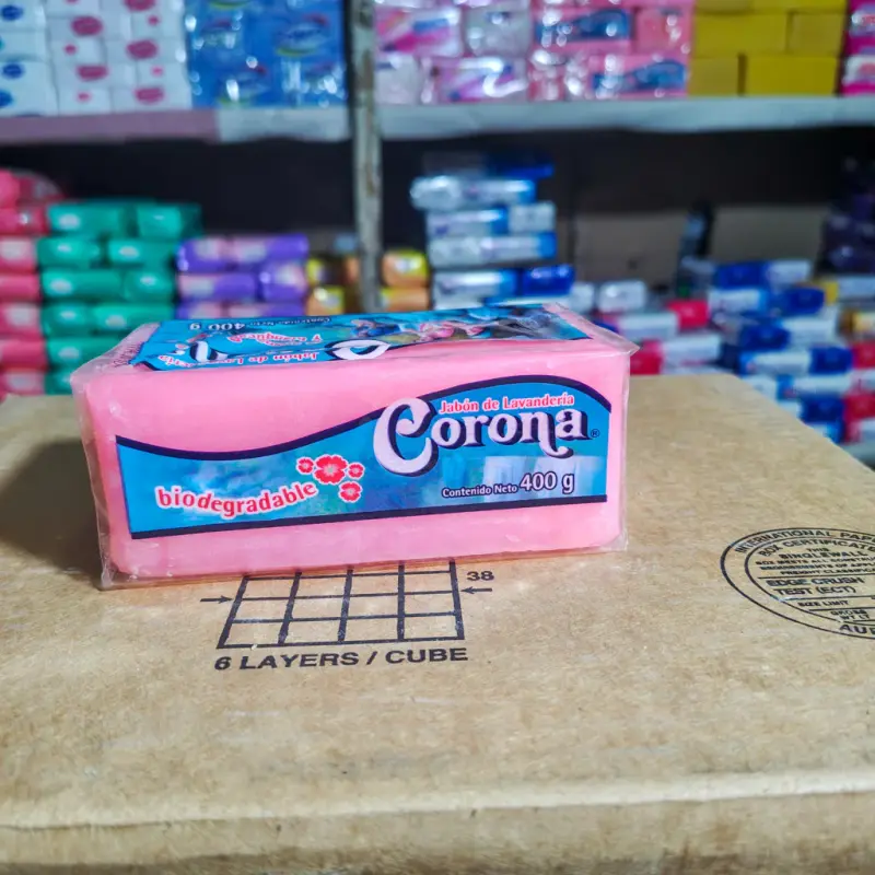Jabón en barra Corona - Rosa - 400g