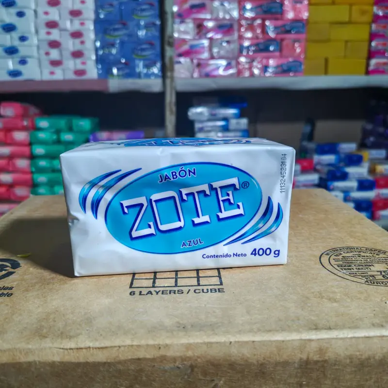 Jabón en barra Zote  Azul - 400g