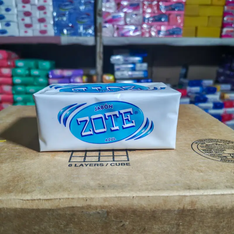 Jabón en barra Zote  Azul - 400g