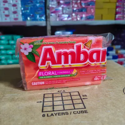 Jabón en barra - Ámbar Floral y Caléndula - 350gr