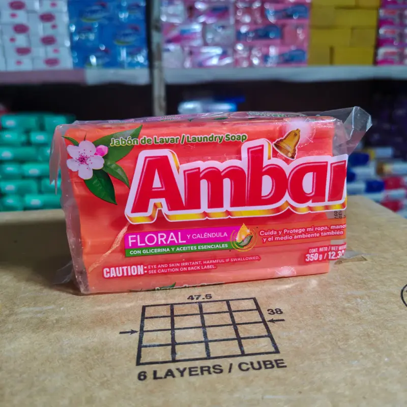 Jabón en barra - Ámbar Floral y Caléndula - 350gr