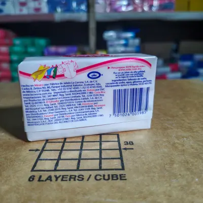 Jabón en barra Zote  Rosa - 100g