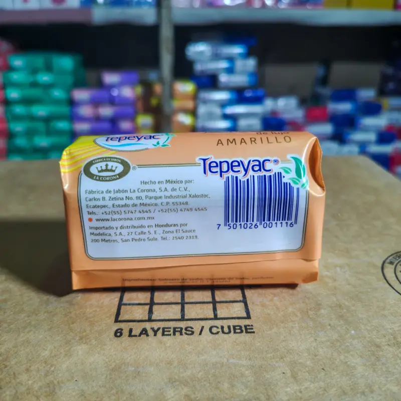 Jabón de tocador Tepeyac Amarillo - 150g