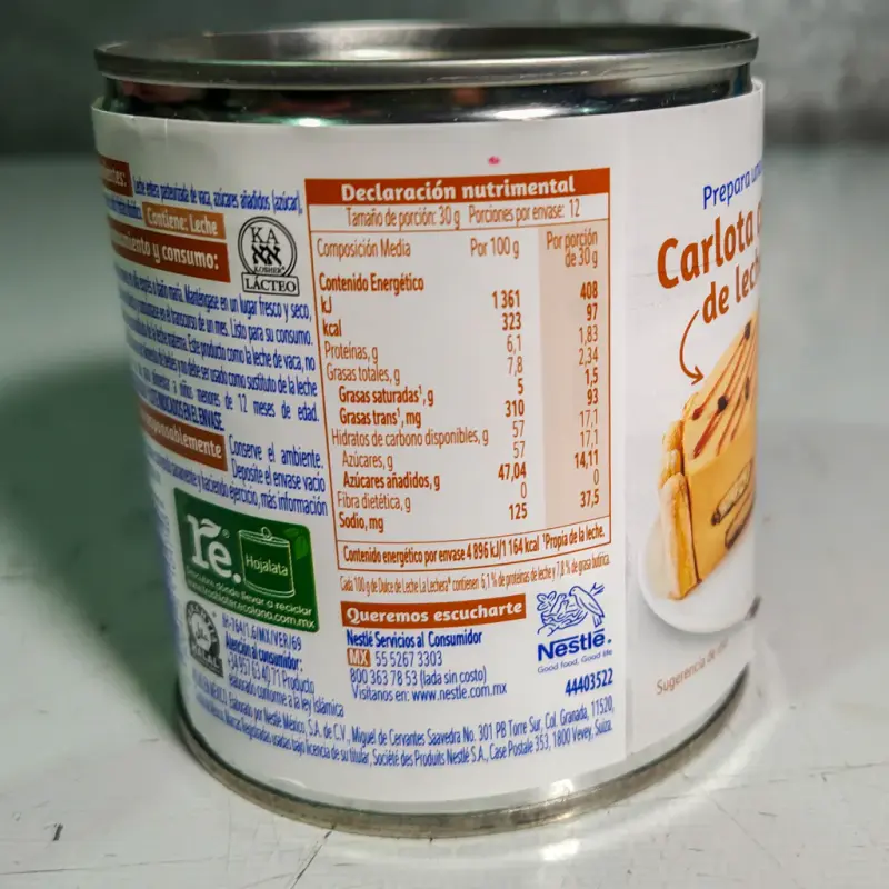 Dulce de Leche La lechera Lata 360g