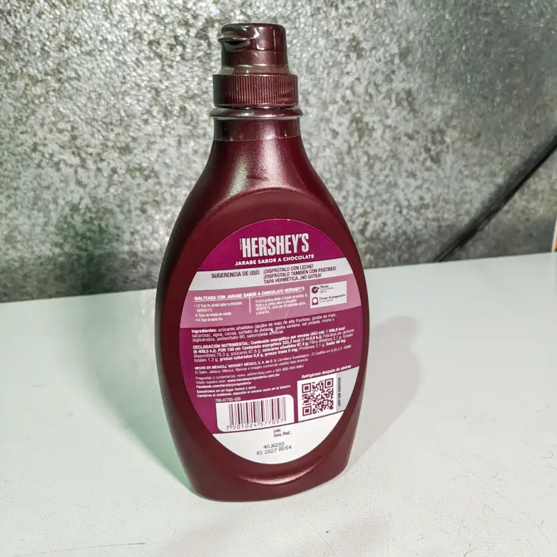 Jarabe Líquido Hersheys Sabor Chocolate 589g
