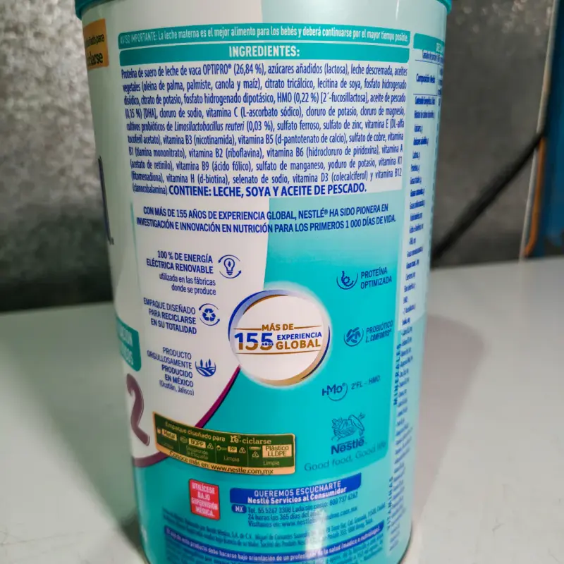 NAN 2 Optimal Pro - Lactantes De 6 a 12 Meses - 1.2kg