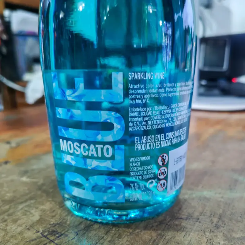 Vino Espumoso Ópera Prima Blue Moscato - 750 ml