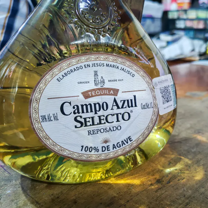 Tequila Campo Azul Selecto Reposado - 750ml