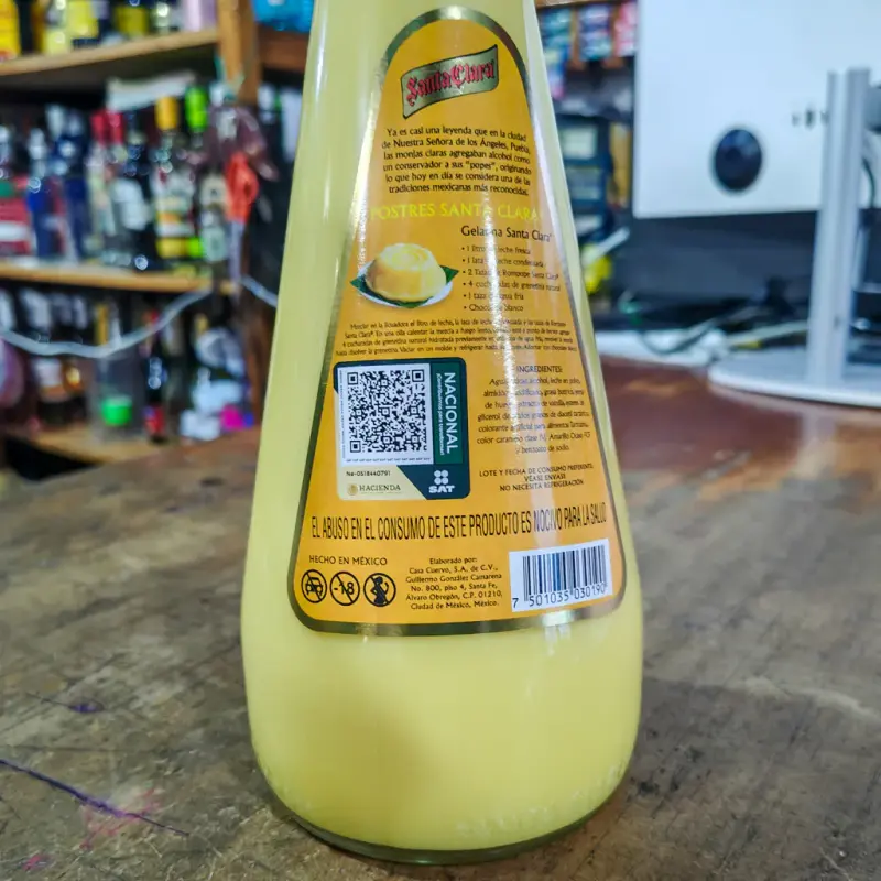 Rompope Santa Clara Original - 1L