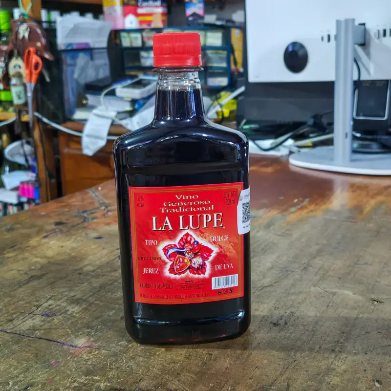 Vino Generoso Tradicional La Lupe Tipo Jerez-  500ml
