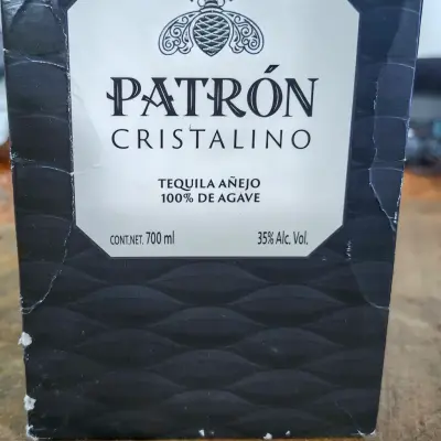 Tequila Patrón - Añejo Cristalino - 700ml