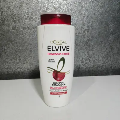 Shampoo L'Oréal Elvive - reparación total 5 - cabello dañado - 1L