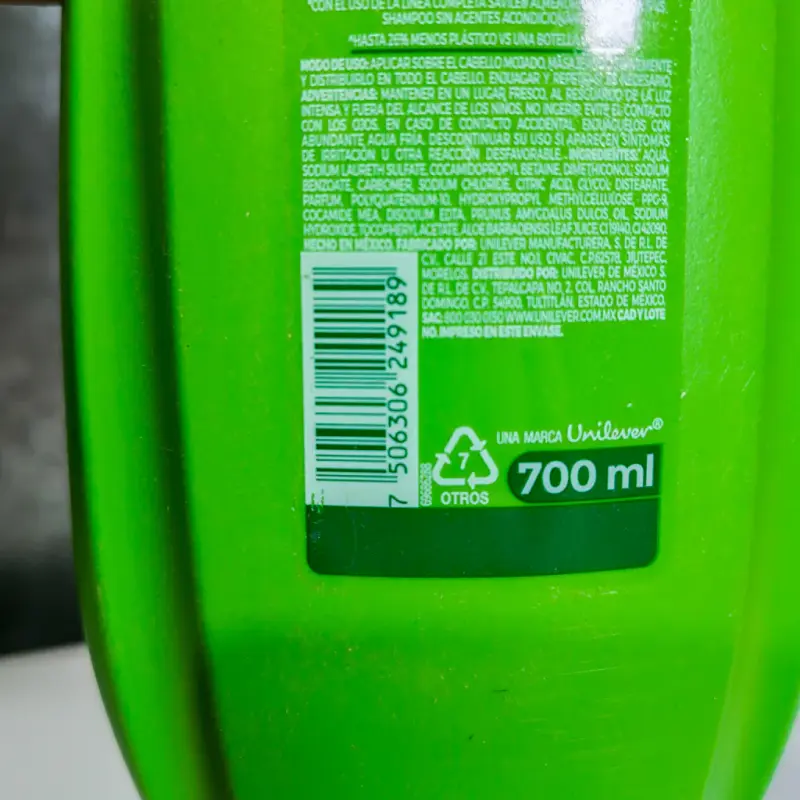 Shampoo Savilé Almendras y Vitamina E 700 ml