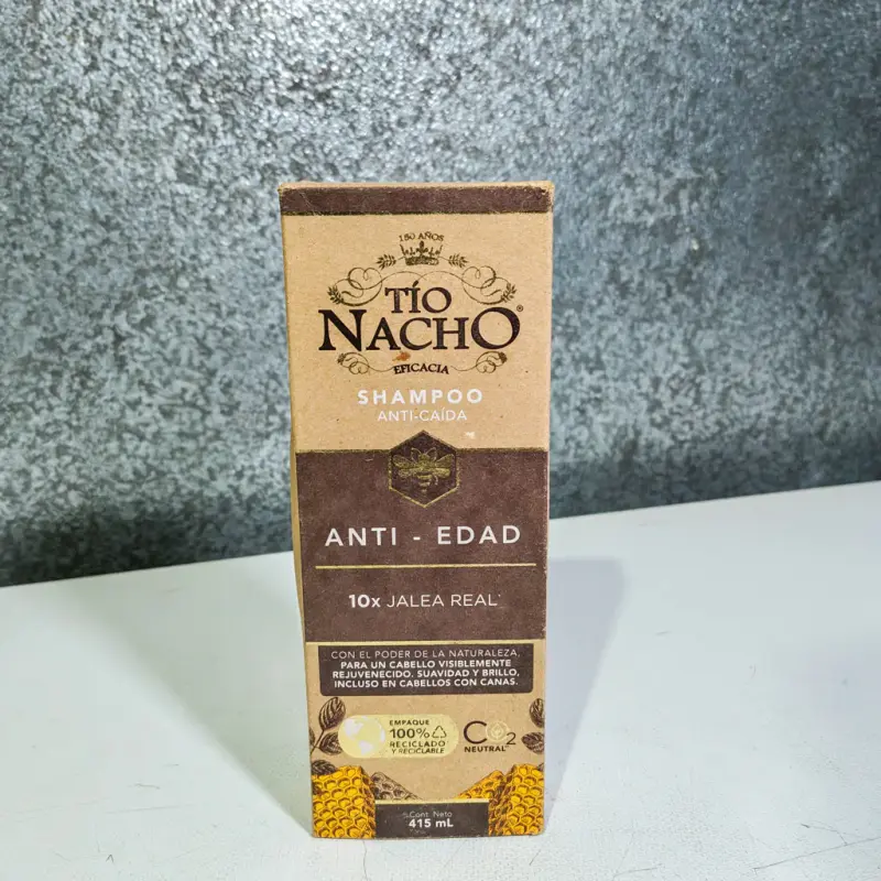 Shampoo Tío Nacho anti-edad 10x jalea real - 415 ml