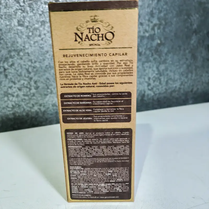 Shampoo Tío Nacho anti-edad 10x jalea real - 415 ml